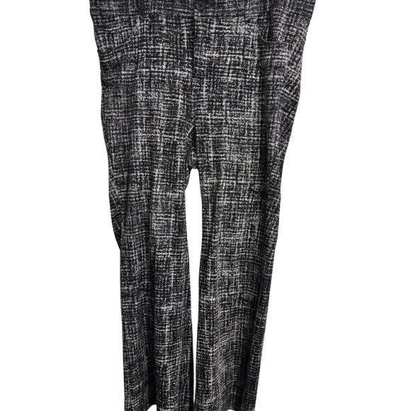 Torrid Bombshell Boot Luxe Ponte Pant Scratchy Tweed Deep Plaid Size 18 Short - Picture 2 of 5